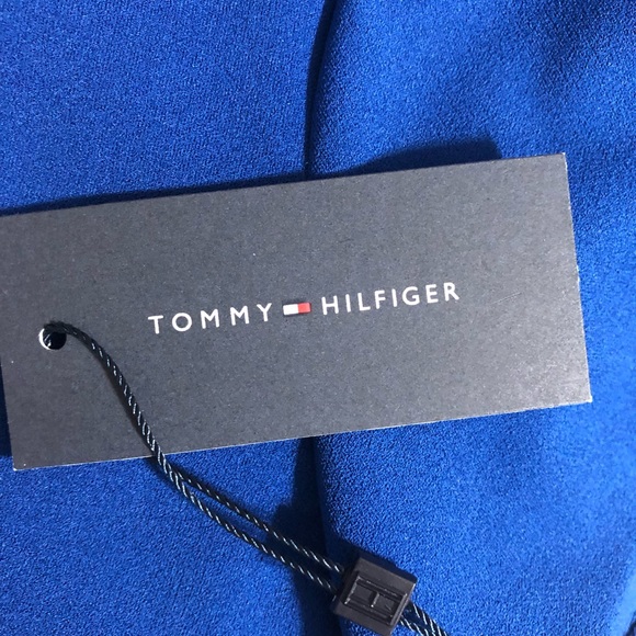 NWT! Tommy Hilfiger Cobalt Blue Dress Size 14 - Picture 8 of 12